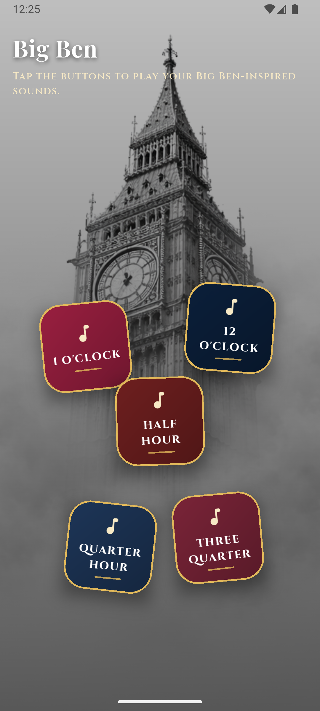 Big Ben (Glockenspiel) placeholder screenshot: Big Ben Glockenschläge