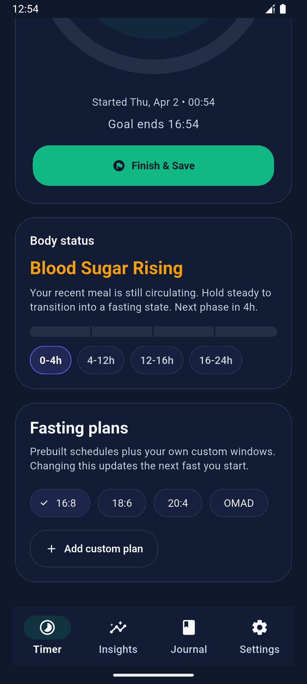 Intermittent Fasting placeholder screenshot: Wybierz odpowiedni plan