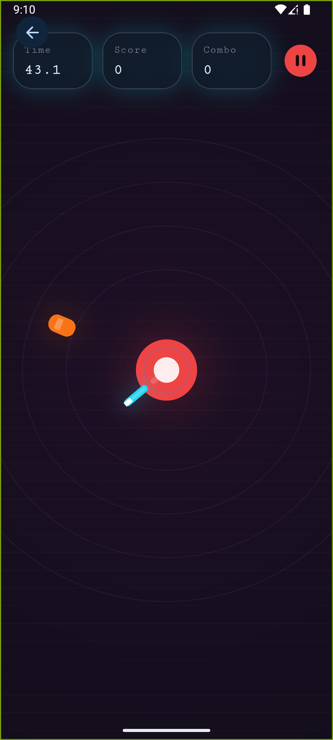Orbital Rhythm placeholder screenshot: Ein Tap entscheidet alles
