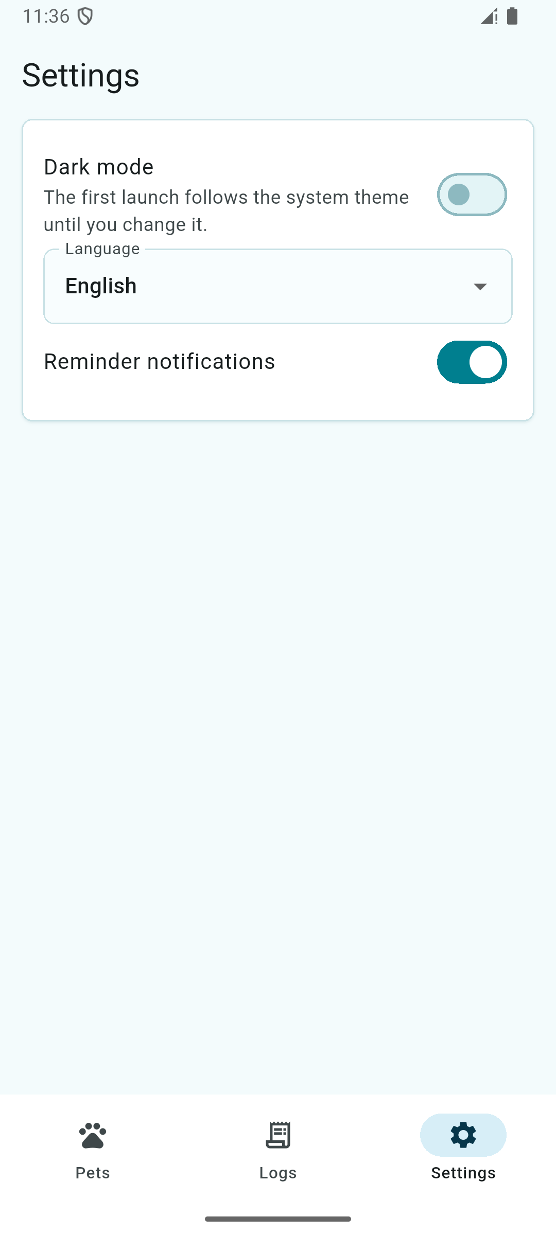 Pet Feeding Reminder placeholder screenshot: Add Pets Easily
